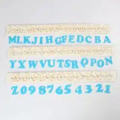 FMM Alphabet & Numbers Tappits Art Deco Upper Case