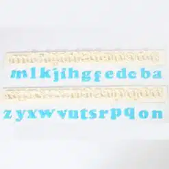 FMM Alphabet Tappits Art Deco Lower Case