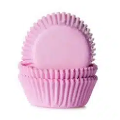 House of Marie Mini Baking cups Licht Roze - pk/60