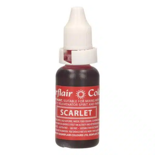Sugarflair Edible Droplet Paint -Scarlet- 14ml