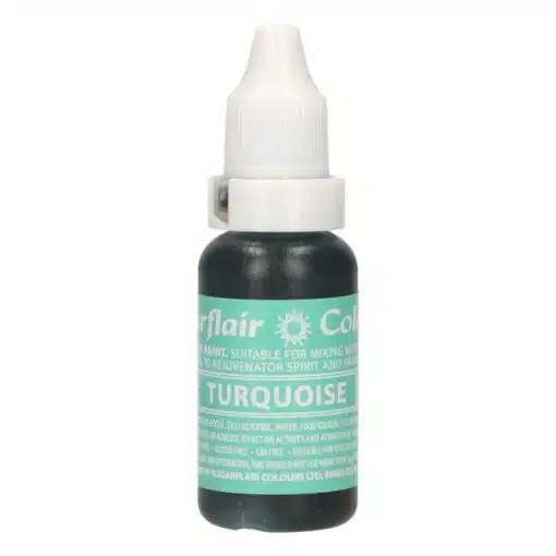 Sugarflair Edible Droplet Paint -Turquoise- 14ml