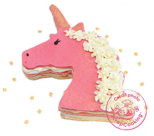 Unicorn Koek met bakrand