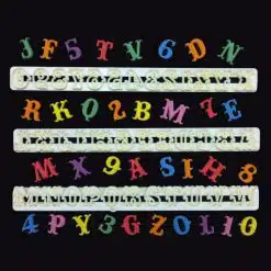 Alternative view of FMM Alphabet & Numbers Tappits Carnival