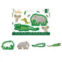 Decora Krokodil & Olifant Cutters set/2