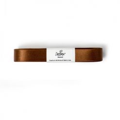 Decora Double Satin Ribbon Brown