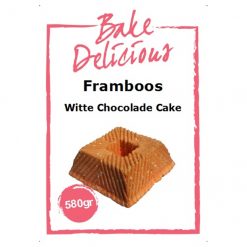 Bake Delicous Framboos Witte Chocolade Cake