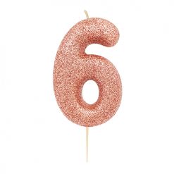 Anniversary House Glitter Rose Gold candle