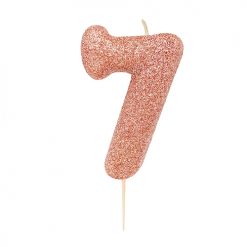 Anniversary House Glitter Rose Gold candle