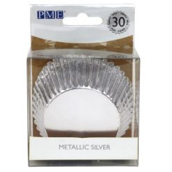 PME Metallic Baking Cups Silver