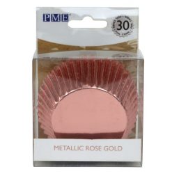 PME Metallic Baking Cups Rose Gold