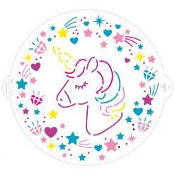 Decora Stencil Unicorn