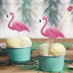PartyDeco Flamingo Toppers