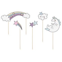 PartyDeco Unicorn Topper Set