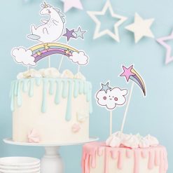 PartyDeco Unicorn Topper Set