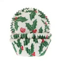 House of Marie Baking Cups Kerst Hulst