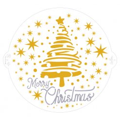Decora Merry Christmas Tree Stencil