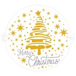 Decora Merry Christmas Tree Stencil