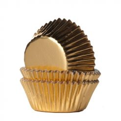 House of Marie Mini baking cups goud