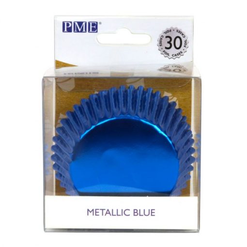 PME Foil Baking Cups Metallic Blue