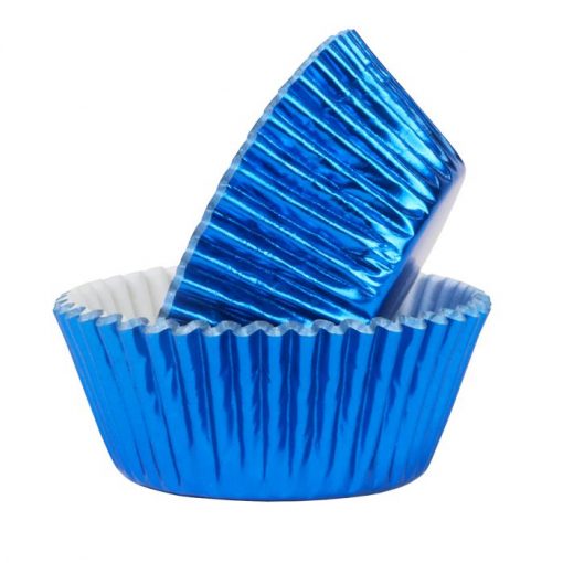 PME Foil Baking Cups Metallic Blue