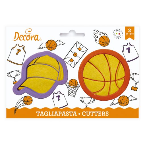 Decora Basketball & Cap Cookie Cutter Set
