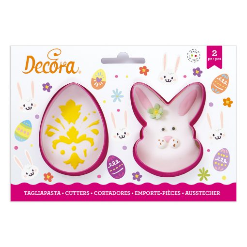 Decora Bunny & Egg Cookie Cutter Set/2