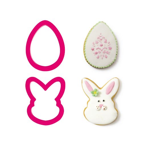 Decora Bunny & Egg Cookie Cutter Set/2