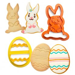 Decora Egg & Bunny Cookie Cutter Set/2
