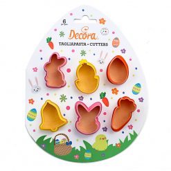Decora Mini Cookie Cutters Easter Set/6