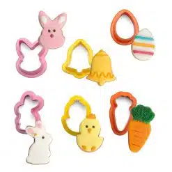 Decora Mini Cookie Cutters Easter Set/6