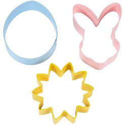 Wilton Cookie CutterSet Flower, Bunny-head & Egg