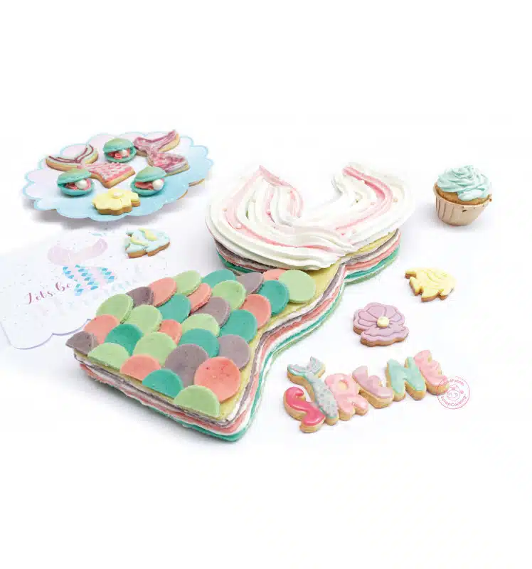 Scrapcooking Bakrand Zeemeermin Staart