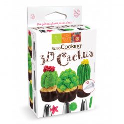 Scrapcooking Decoratie Kit 3D Cactus