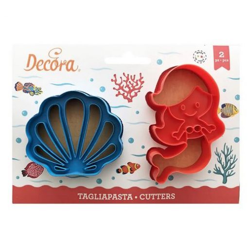 Decora Cookie Cutters Zeemeermin & Schelp