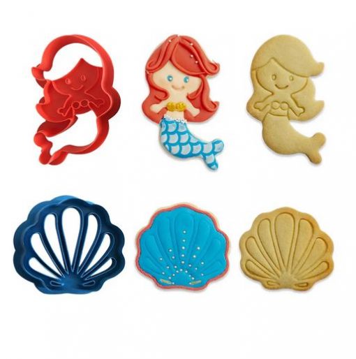 Decora Cookie Cutters Zeemeermin & Schelp