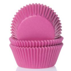 House of Marie Mini Baking Cups Hot Pink
