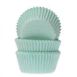 House of Marie Mini Baking Cups Mint groen