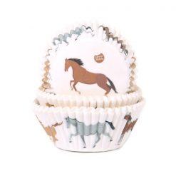 House of Marie Baking Cups Paarden