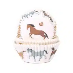 House of Marie Baking Cups Paarden