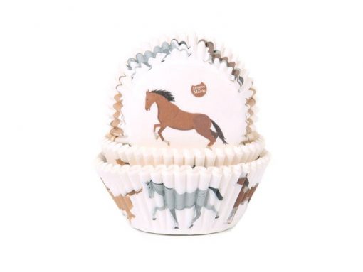House of Marie Baking Cups Paarden