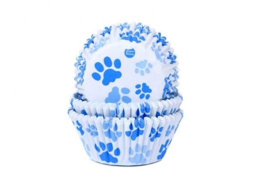 House of Marie Baking Cups Poot Blauw