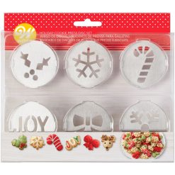Wilton Cookie Press Disc set Christmas
