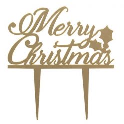 Cake Star Cake Topper Merry Christmas