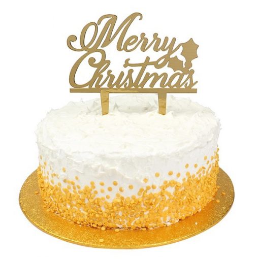 Cake Star Cake Topper Merry Christmas