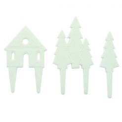 Culpitt Gumpaste Cake Topper Set/3 Winters landschap