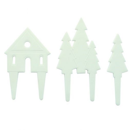Culpitt Gumpaste Cake Topper Set/3 Winters landschap