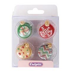Culpitt Suikerdecoratie Kerstballen