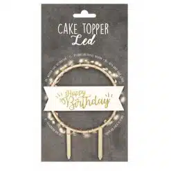ScrapCooking Cake Topper LED Happy Birthday