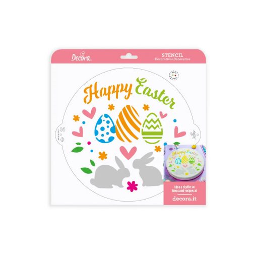 Decora Stencil Happy Easter