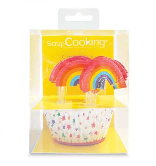 ScrapCooking Cupcake Set Regenboog